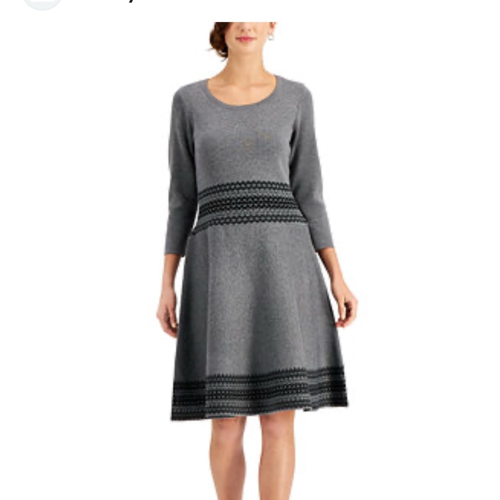 Nordstrom Taylor Print Sweater Dress size M.